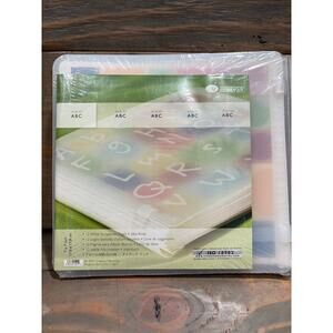 Creative Memories ABC Album 12 White Scrapbook pages idea book NEW 7x7